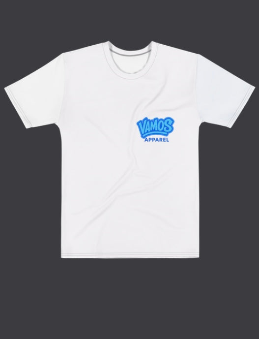 Pink x Blue Twin Bloom Back Print - T Shirt