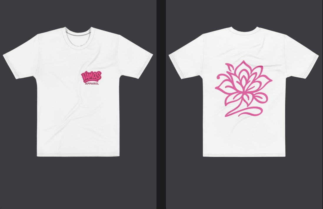Pink Bloom Backprint - T Shirt